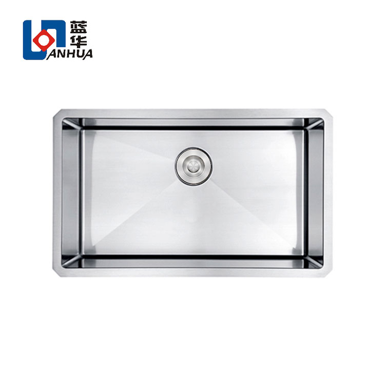 Single Bowl Handmade Undremount Sink for Kitchen