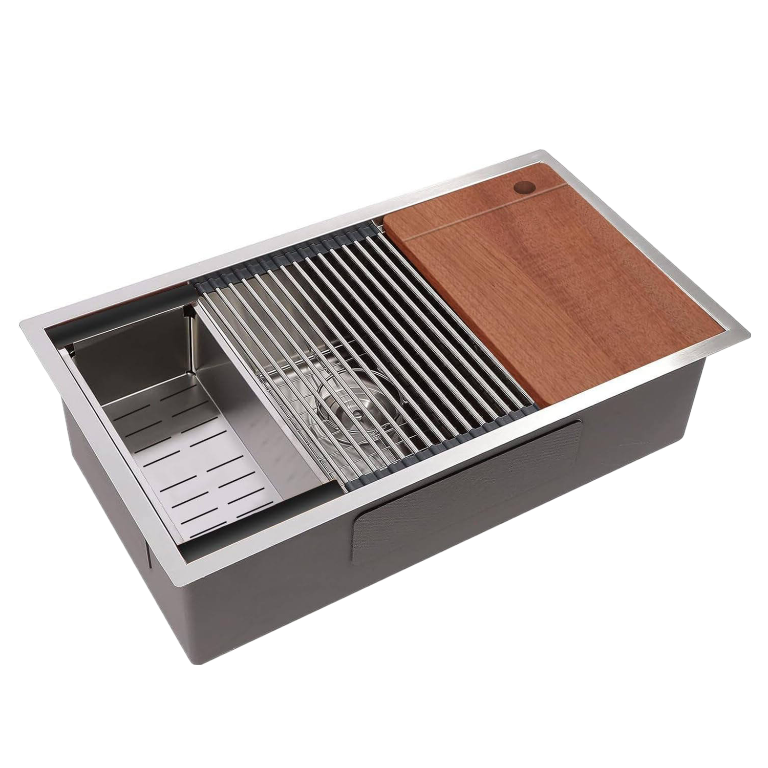Upgraded Undermount Kitchen Sink Stainless Steel 32*19inch Kitchen Sink Workstation Big Deep Kitchen Sinks