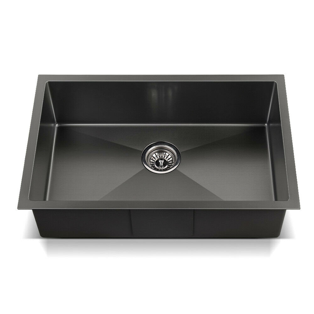 High quality SUS304 Nano Black Stainless Steel Kitchen Sink 