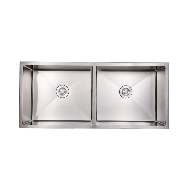  Big Doubel Bowl Handmade Undermount Kitchen Sink