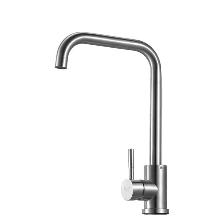 304 Stainless Steel Desk Mounted Kitchen Faucet